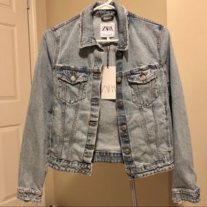 [ZARA] short denim jacket